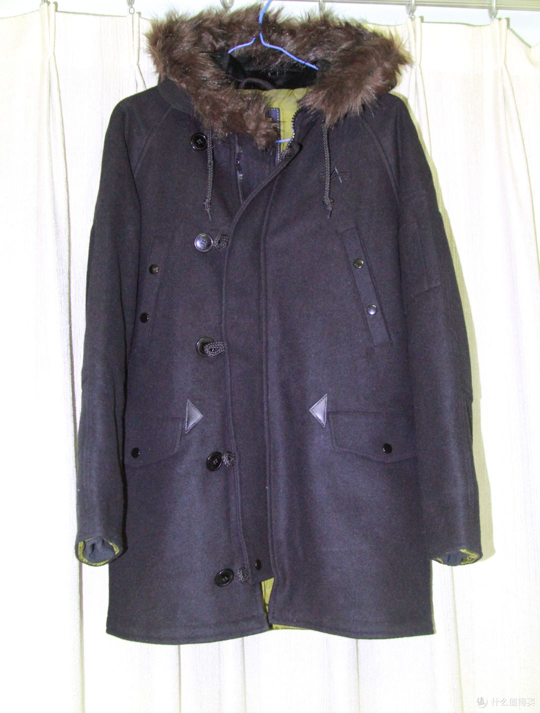 Alpha Industries 阿尔法工业 Treaty Wool Parka Coat 男款羊毛大衣