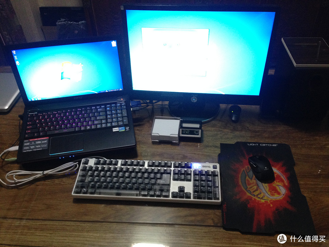 年底大剁，电脑及外设更新：msi 微星 GE60 2PE-448XCN 15.6寸笔记本电脑 + BenQ 明基 KX890天机镜机械键盘