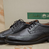 Clarks 其乐 gabson limited Oxford 黑色牛津鞋