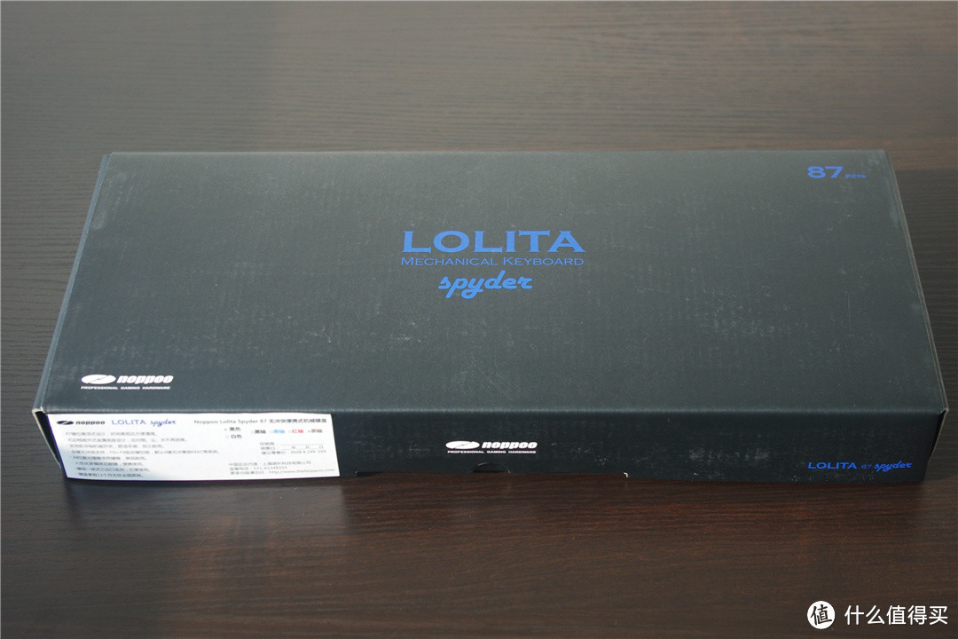 NOPPOO lolita Spyder 87 机械键盘 开箱体验