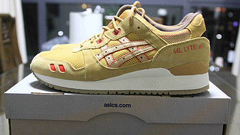 黑五美亚海淘ASICS 亚瑟士Gel Lyte III 跑步休闲鞋 蜜蜡色