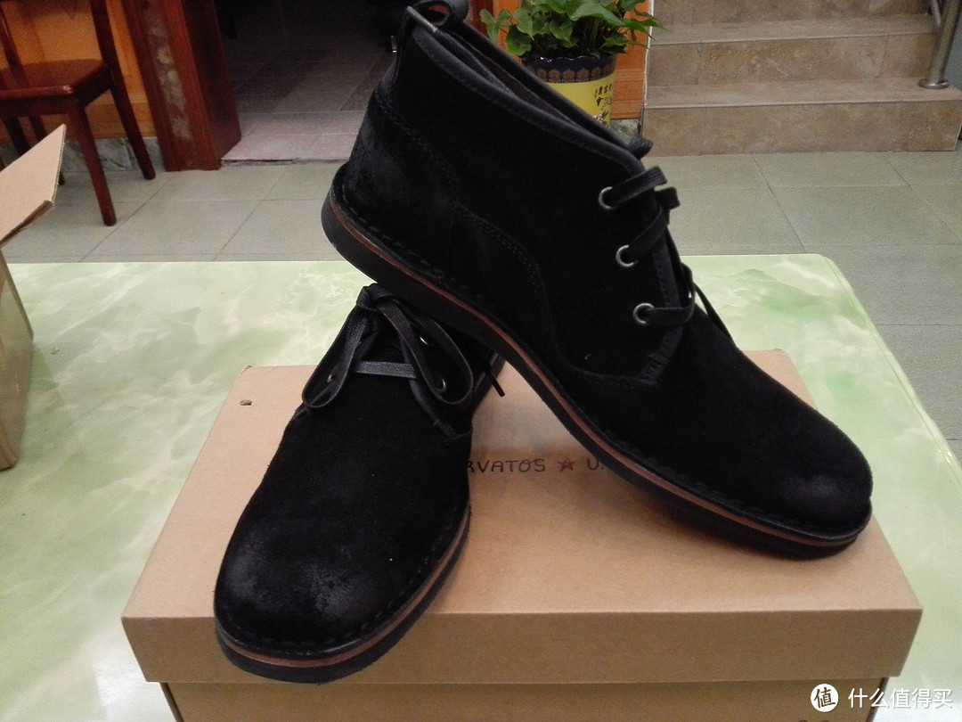 老婆大人的“礼物”：John Varvatos Star B Chukka 皮靴