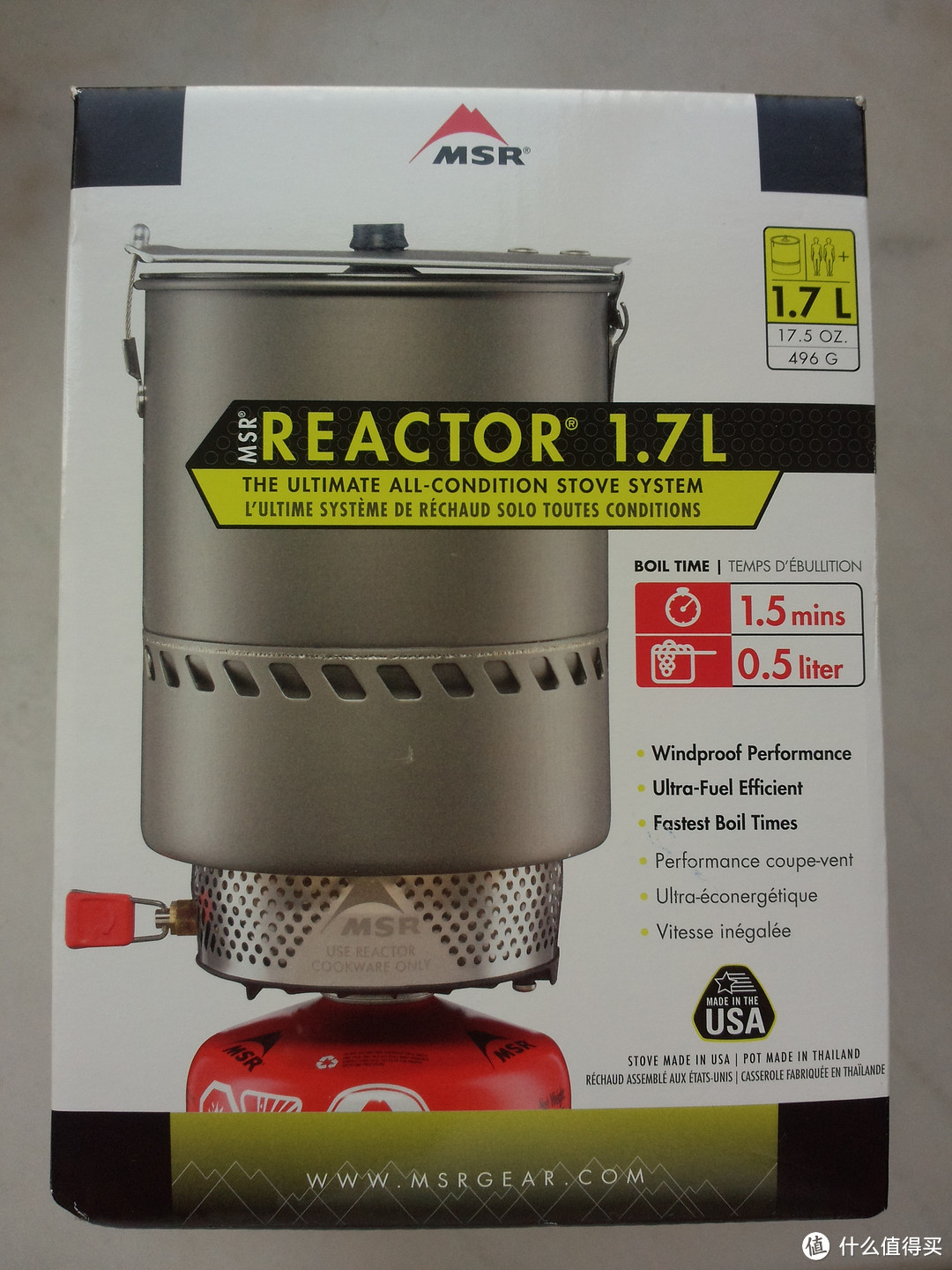 户外最出名的两个煮食系统MSR Reactor 1.7L 与 JetBoil 1.0L详细对比及购买建议