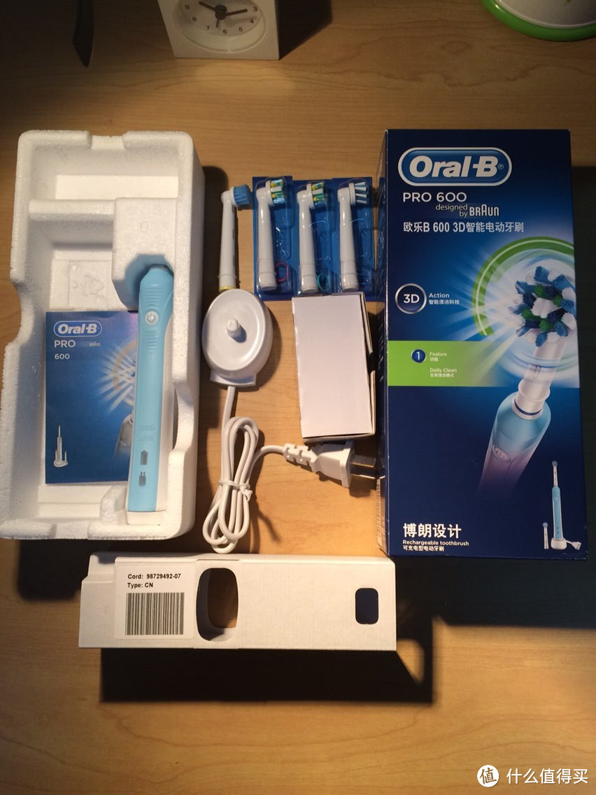 平民级电动牙刷：Braun 博朗 oral-B 600