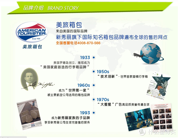 American Tourister 美旅 20寸拉杆箱 88Z*09001