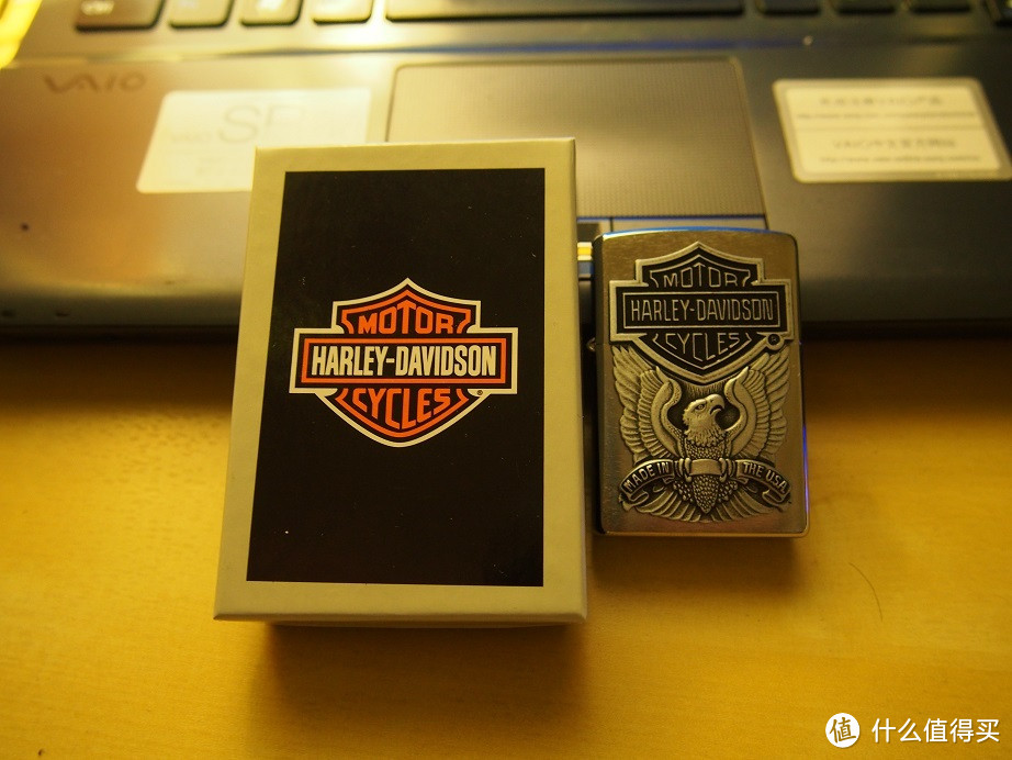 Zippo 芝宝 Harley-Davidson Eagle/Logo Emblem 浮雕打火机