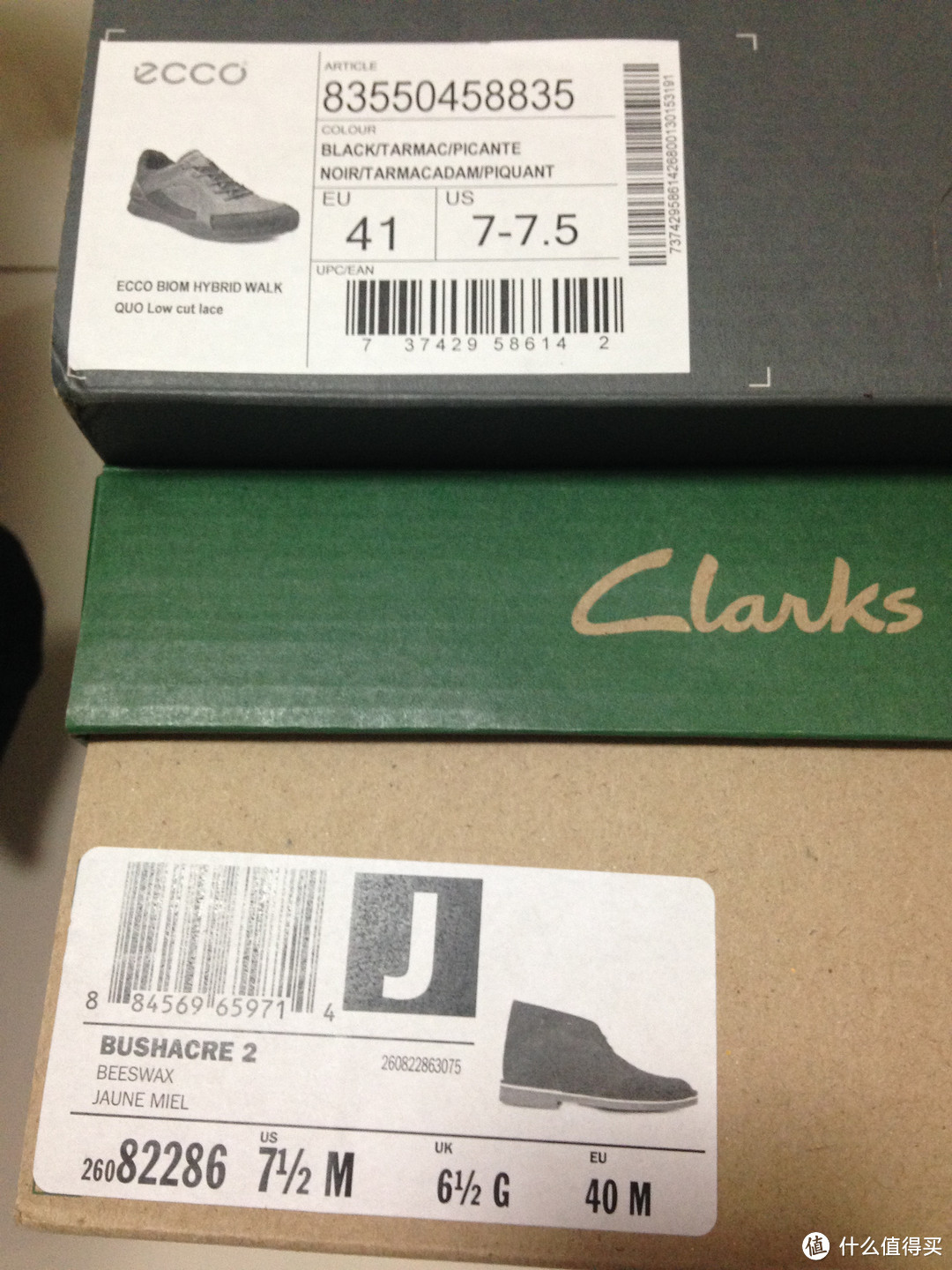 黑五入手:ECCO 爱步 Biom Hybrid 健步鞋 & Clarks 其乐 Bushacre 2 沙漠靴