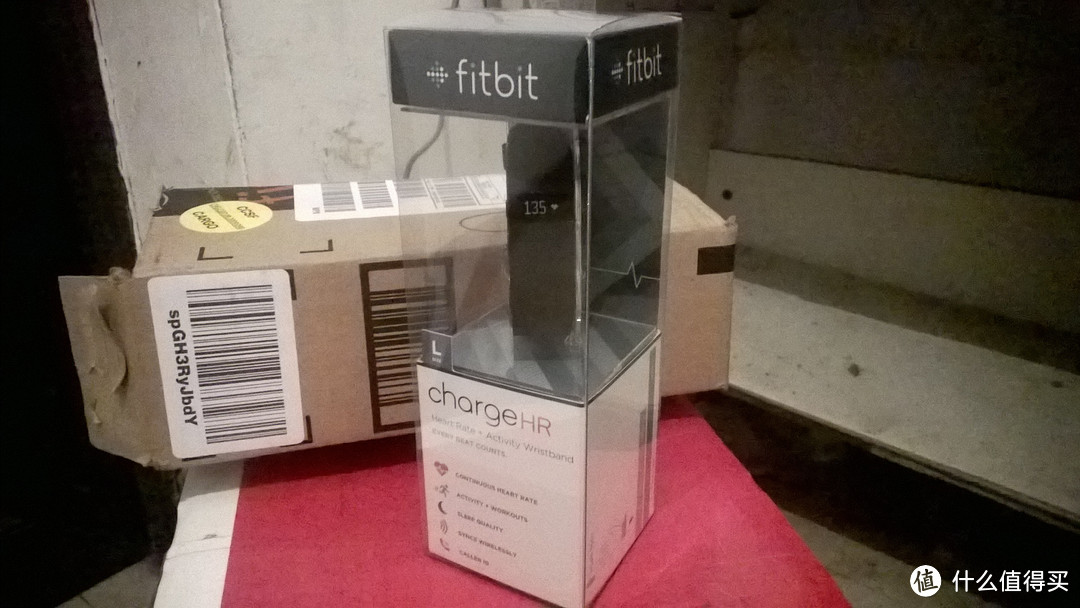 美亚直邮Fitbit Charge HR （L）智能手环 开箱体验