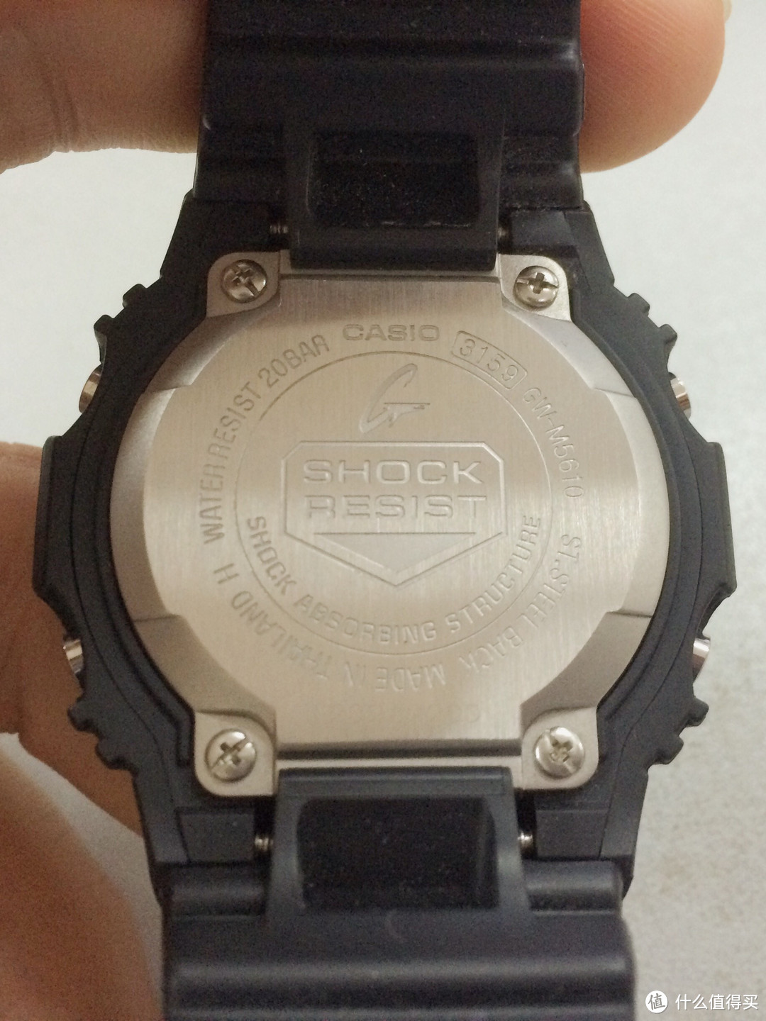 我去年买了个表：CASIO 卡西欧 G-Shock GWM5610-1 男款电波表