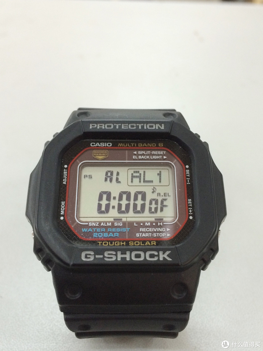 我去年买了个表：CASIO 卡西欧 G-Shock GWM5610-1 男款电波表