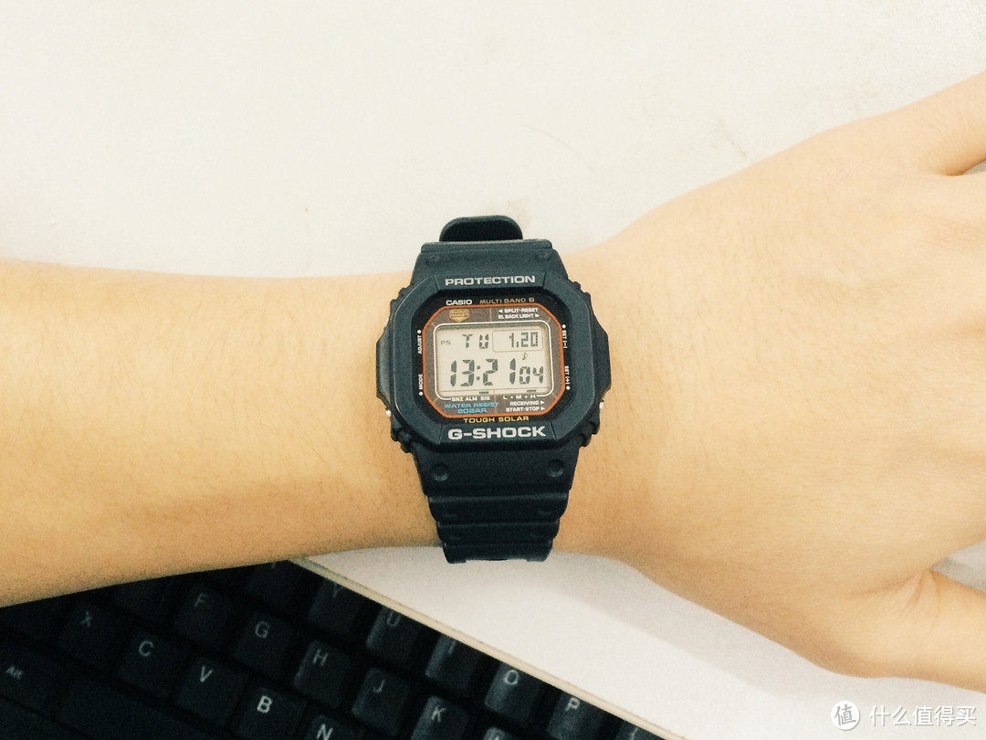 美亚入手 CASIO 卡西欧 G-Shock GWM5610-1 男款电波表 国内保修记