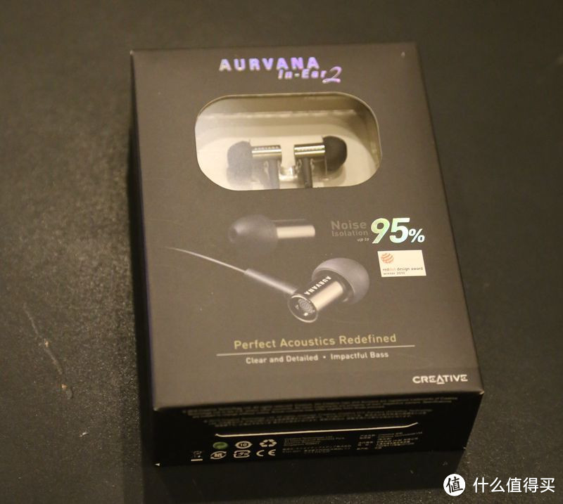 初尝动铁味—晒晒我的Creative 创新 Aurvana In-Ear2 动铁入耳耳塞