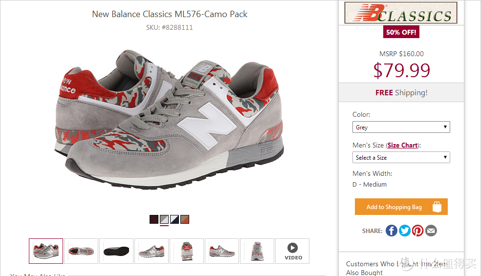 新入NB坑：new balance 新百伦 Classics ML576 Camo Pack 男款限量迷彩版复古运动鞋