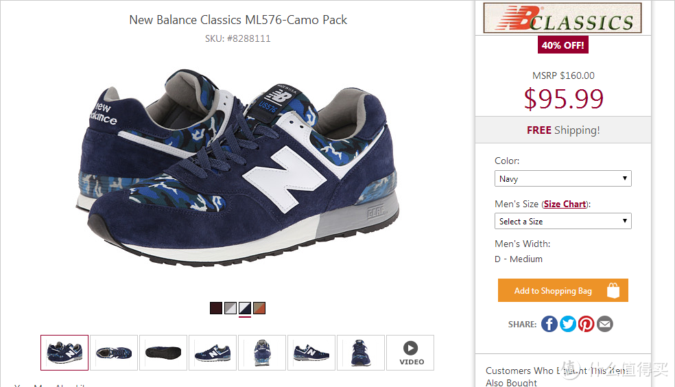 新入NB坑：new balance 新百伦 Classics ML576 Camo Pack 男款限量迷彩版复古运动鞋