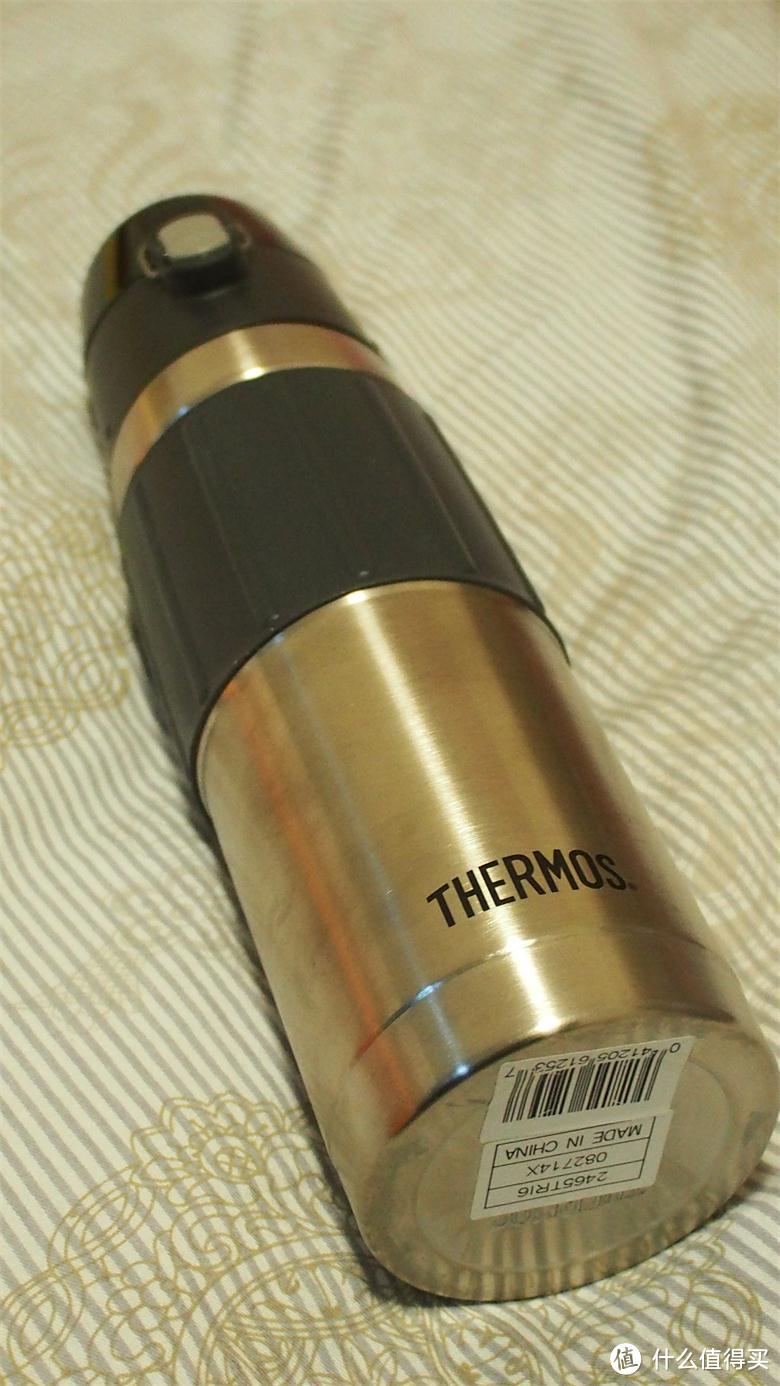 好价必须入：THERMOS 膳魔师 Vacuum 双层不锈钢运动水壶 530ml 银白款