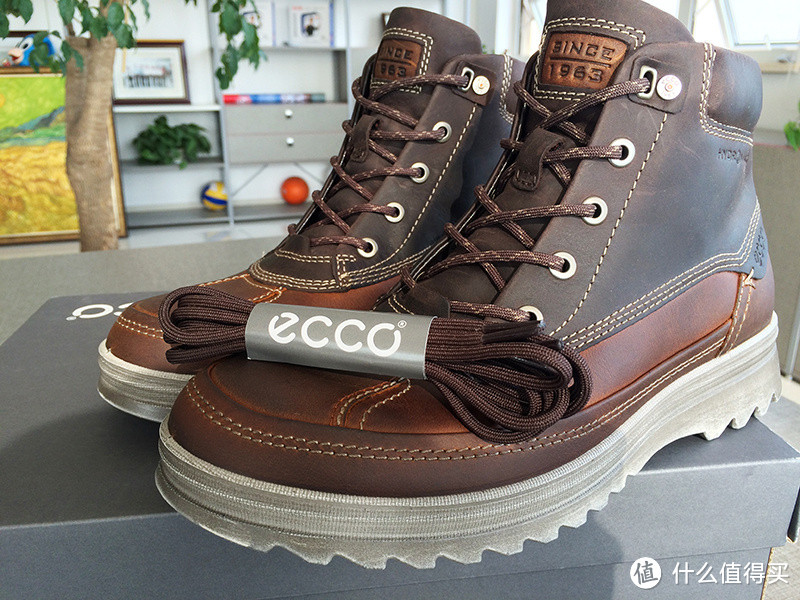 ECCO 爱步 Darren Hydromax Boot 爱步 防水系带真皮男靴