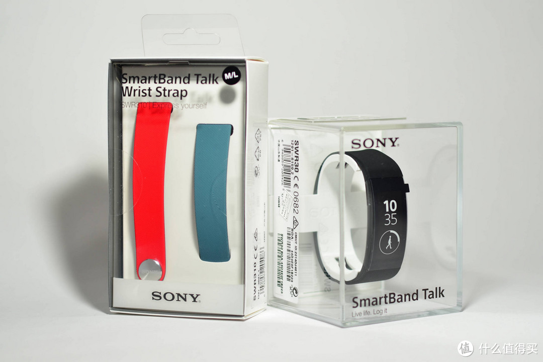 SONY 索尼 SmartBand Talk SWR30 手环及多彩腕带SWR310开箱评测