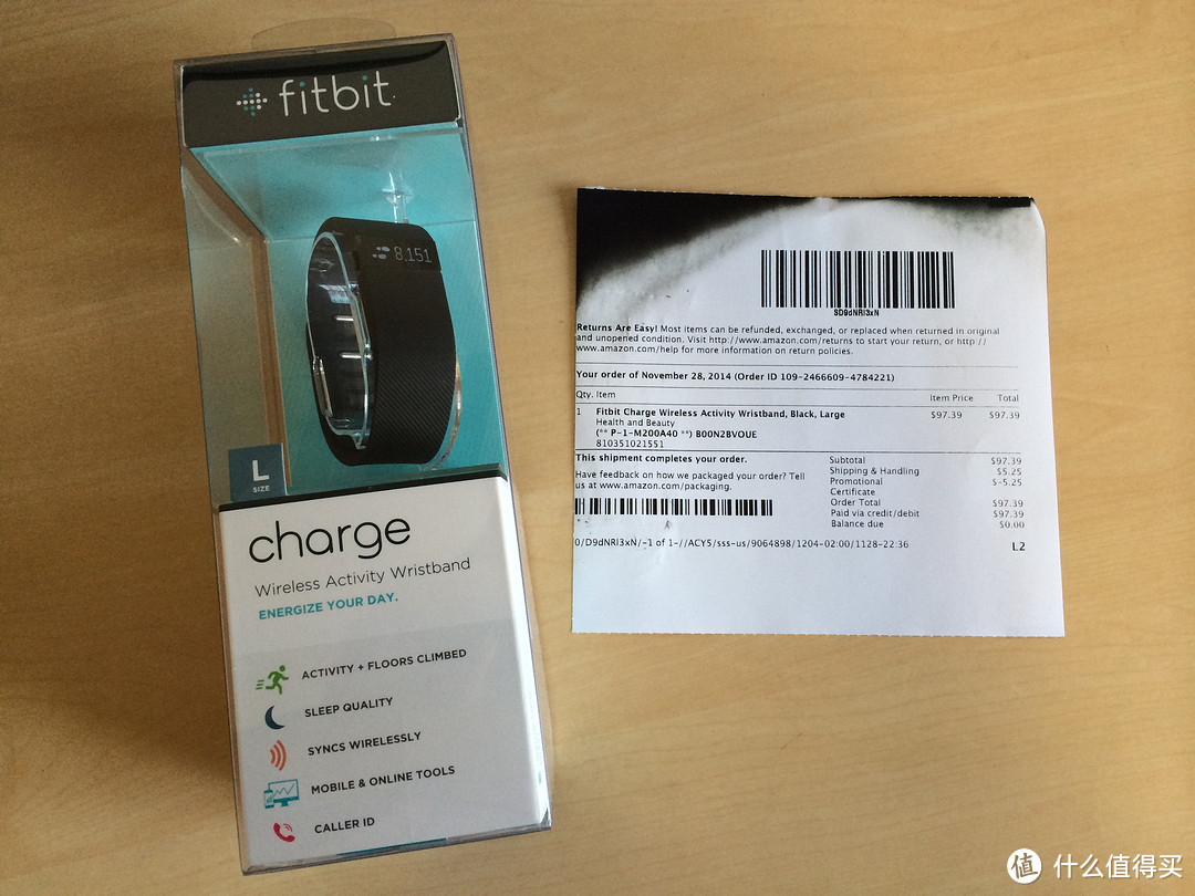 懒癌患者的 Fitbit Charge 智能蓝牙手环手表  