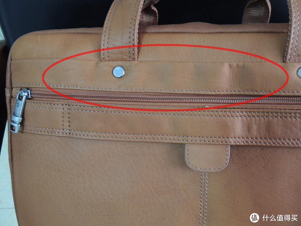 Samsonite 新秀丽 colombian leather toploader公文包 — 容量确实大，可悲催的买错了颜色