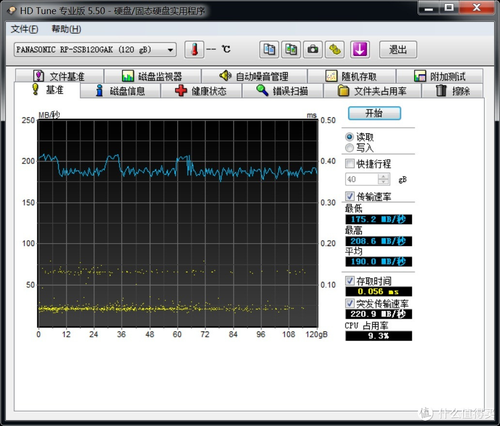 Panasonic 松下 RP-SSB120GAK 120G SSD 固态硬盘