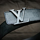 Louis Vuitton 路易·威登 Initiales Damier Graphite 黑灰棋盘格经典男士宽腰带（M9808U）