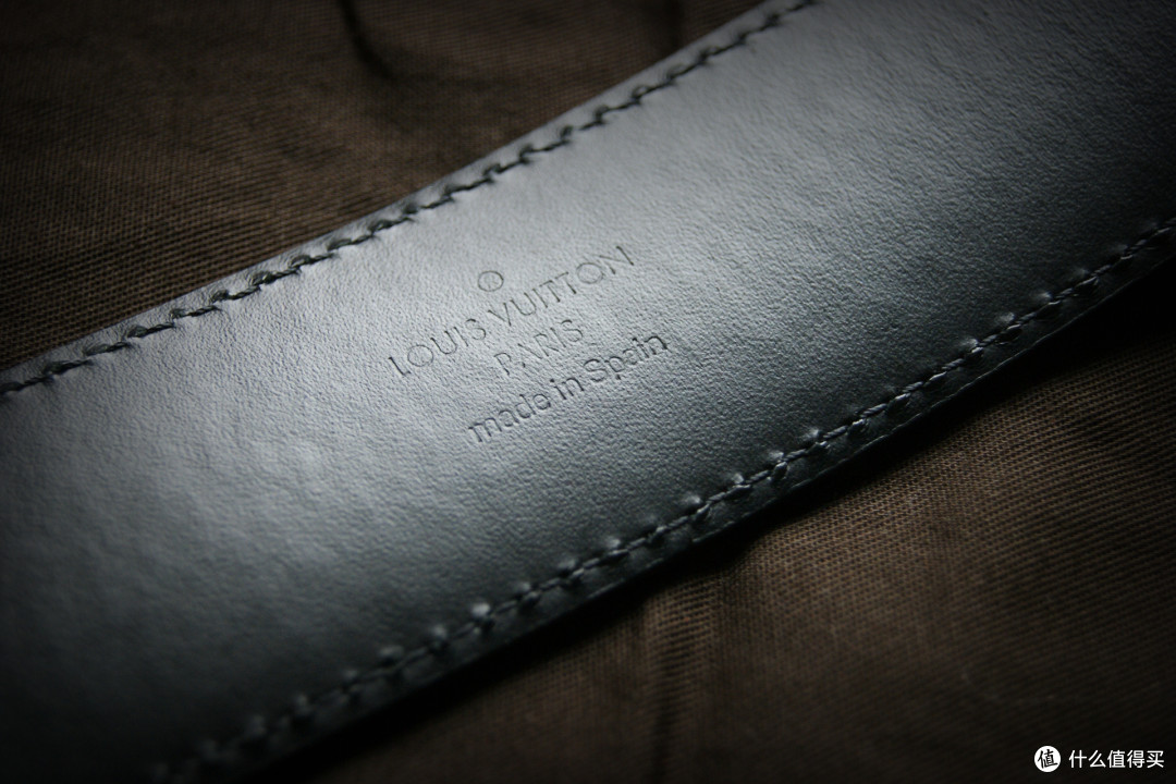 Louis Vuitton 路易·威登 Initiales Damier Graphite 黑灰棋盘格经典男士宽腰带(M9808U)