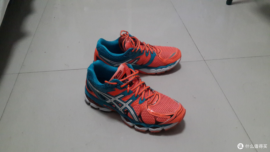 ASICS 亚瑟士 GEL-Nimbus 16 T435N-3001 橙/靛色 穿着心得个人经验多图晒单