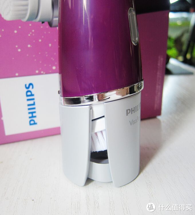 洗脸神器：Philips 飞利浦 VisaPure 净颜焕彩洁肤仪 SC5275/34 紫色