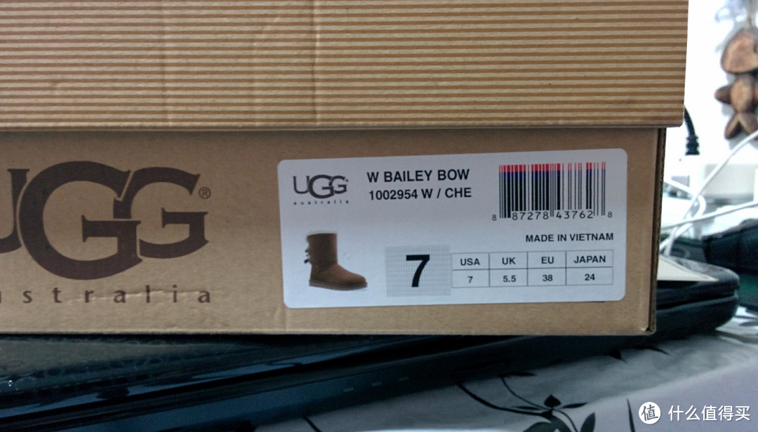 UGG美国官网购入UGG Bailey Bow 女款雪地靴