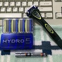 日淘Schick  舒适 HYDRO5 水次元 变速 震动剃须刀