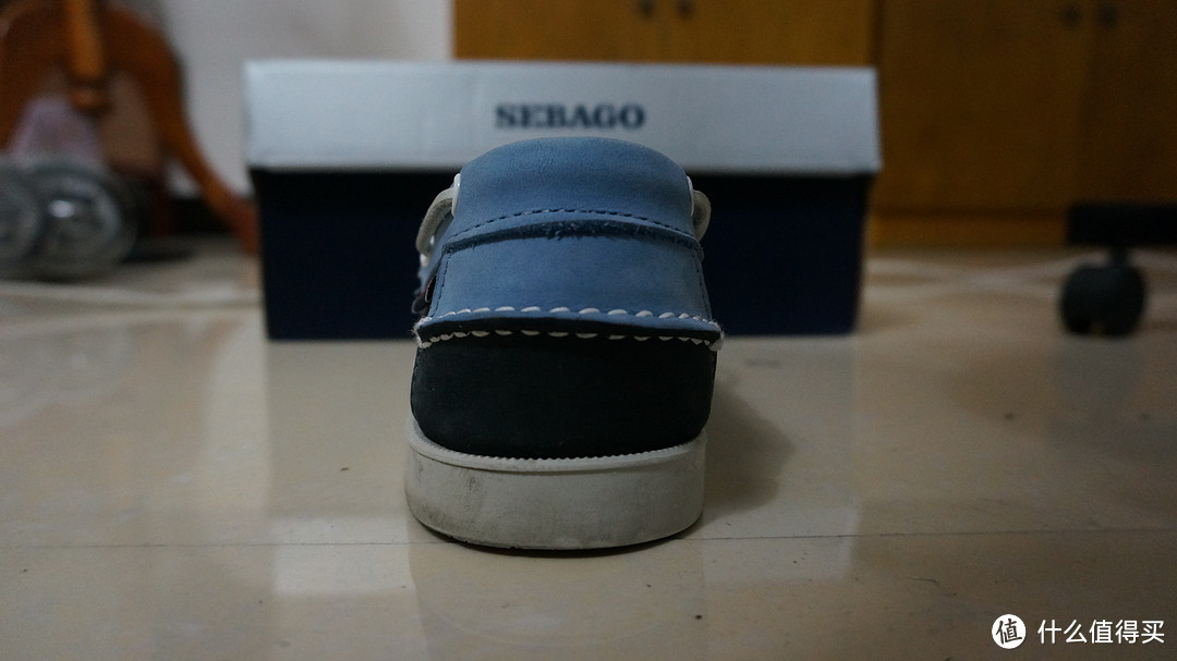 夏日清新蓝：Sebago Spinnaker 男款休闲船鞋