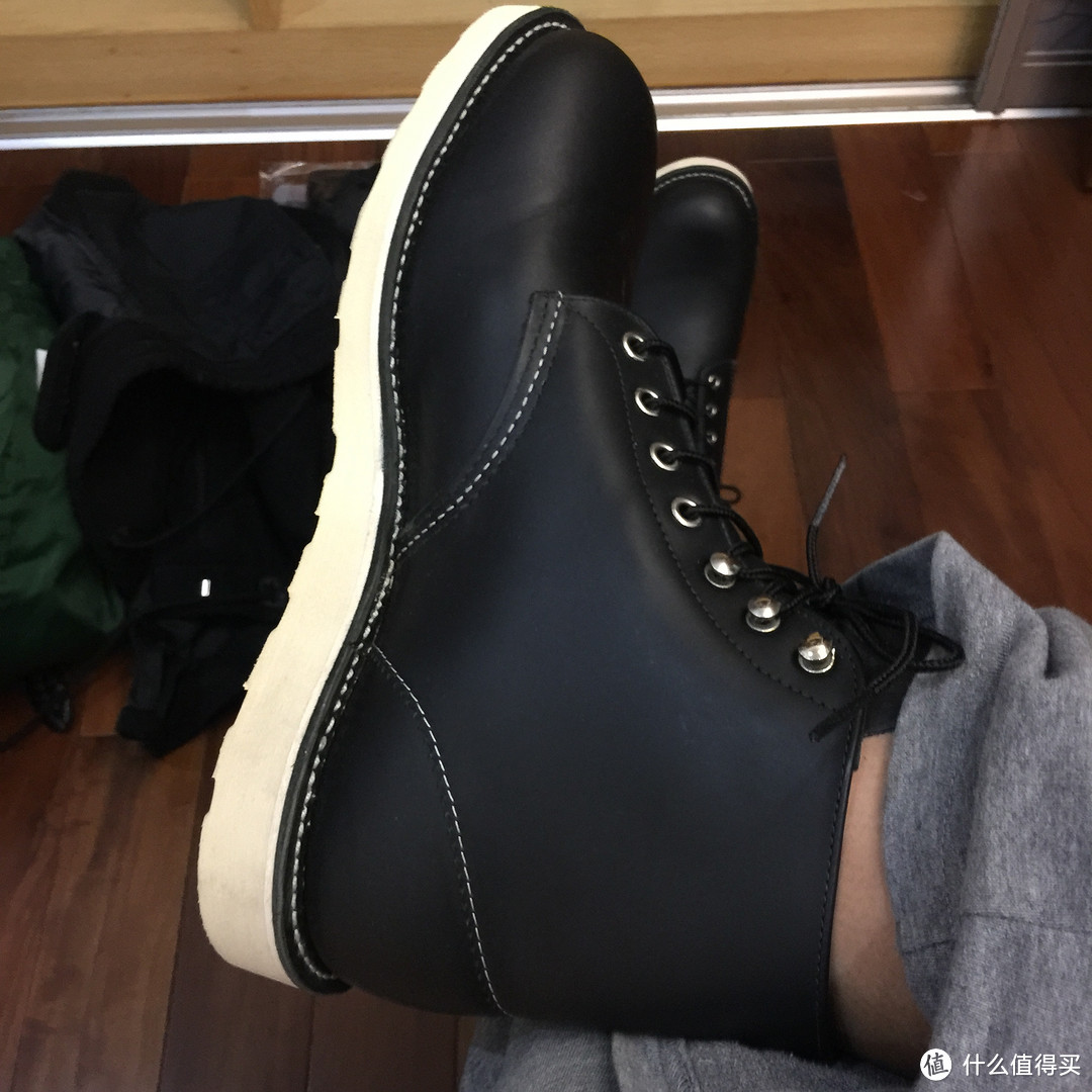 stp的白菜Red Wing 红翼 8165 2nds 及亚马逊的ECCO 爱步 Darren Hydromax Boot 防水系带真皮男靴