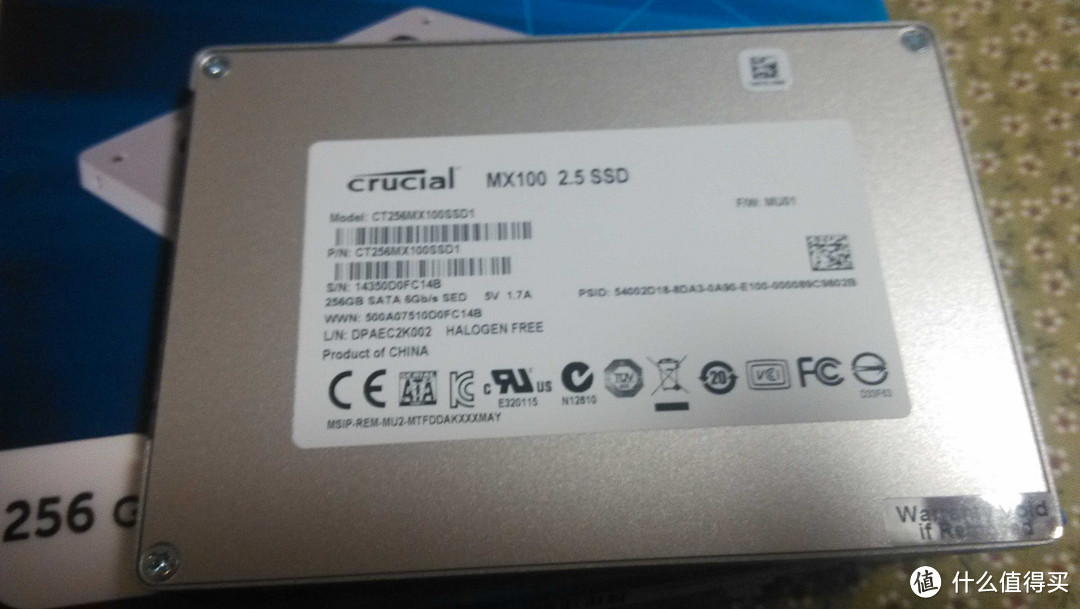 单车变跑车：crucial 英睿达 mx100 256GB SSD固态硬盘