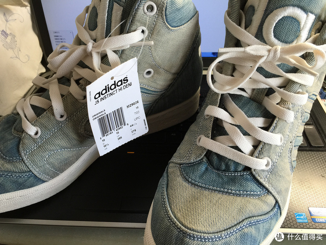 经典有格调：Adidas  阿迪达斯 JEREMY SCOTT INSTINCT HI DENIM SHOES 运动鞋