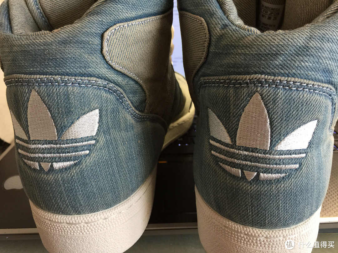 经典有格调：Adidas  阿迪达斯 JEREMY SCOTT INSTINCT HI DENIM SHOES 运动鞋