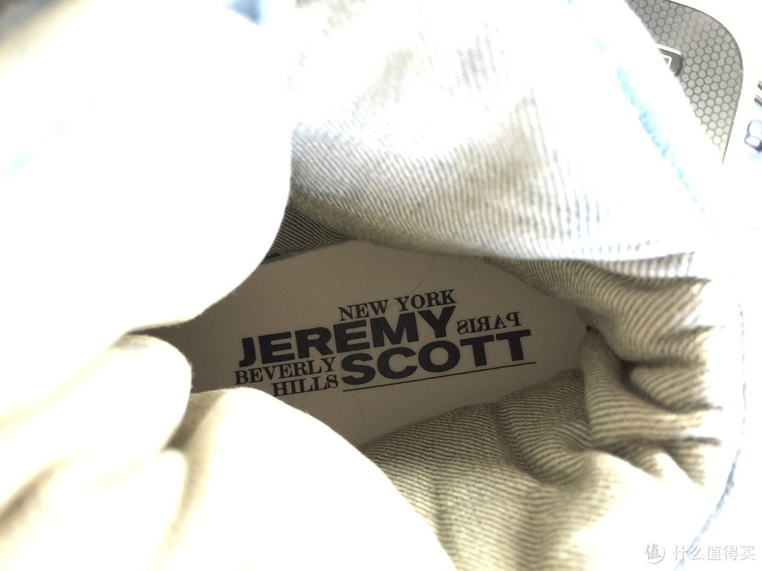 经典有格调：Adidas  阿迪达斯 JEREMY SCOTT INSTINCT HI DENIM SHOES 运动鞋