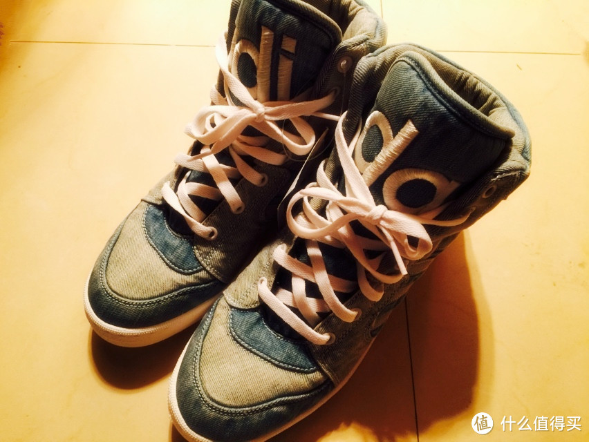 经典有格调：Adidas  阿迪达斯 JEREMY SCOTT INSTINCT HI DENIM SHOES 运动鞋