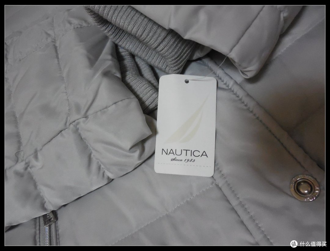 【美亚黑五闪电特价】Nautica 诺帝卡 Short Down Coat with Fur-Trim Hood 女士短款羽绒服