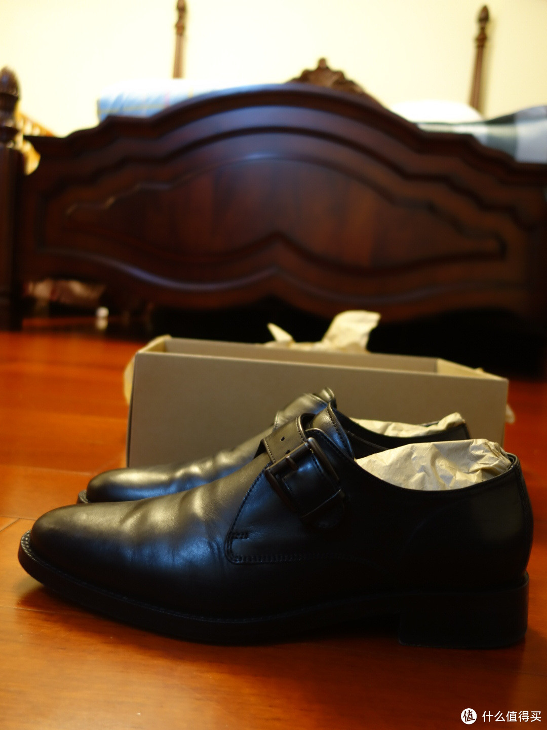 Cole Haan 可汗 Air Madison Monk Strap 男款黑色僧侣鞋