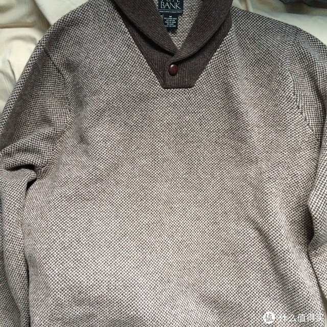 JOS. A. BANK Lambswool Shawl Collar Sweater 男款毛衣