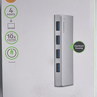 低价入手：Belkin 贝尔金 4-Port USB 3.0 Hub F4U073 集线器