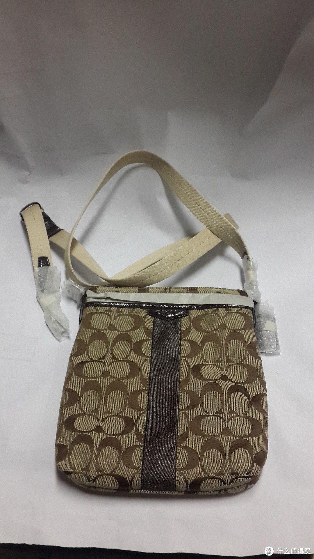 Coach 蔻驰 工厂店购买帆布单肩包 F51157  一波三折的故事