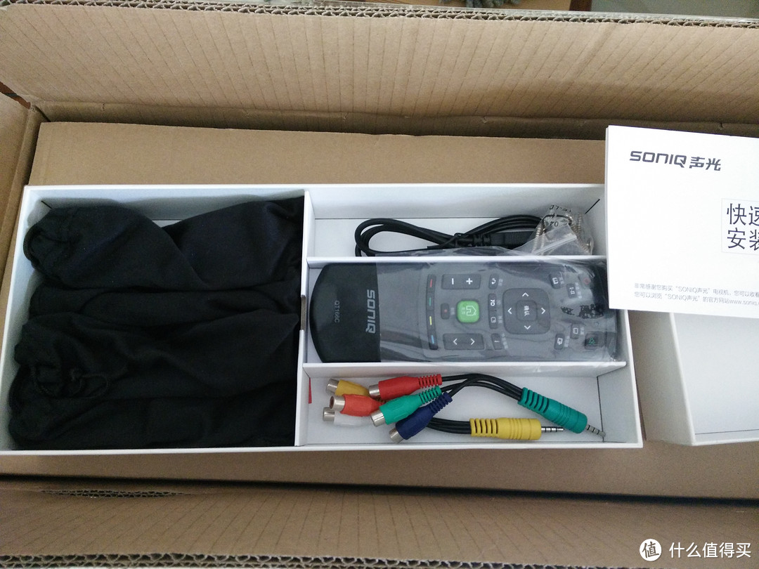 穷人也要吃螃蟹:SONIQ 声光 S55T14A-CN 55英寸 无边框全高清 LED智能电视