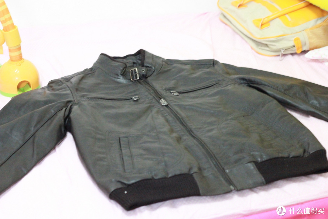 Levi's 李维斯 Washed-Leather Bomber Jacket 男士夹克