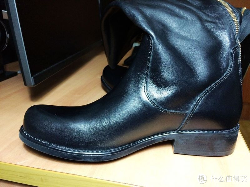 STEVE MADDEN Trysst Engineer 女款真皮高筒靴