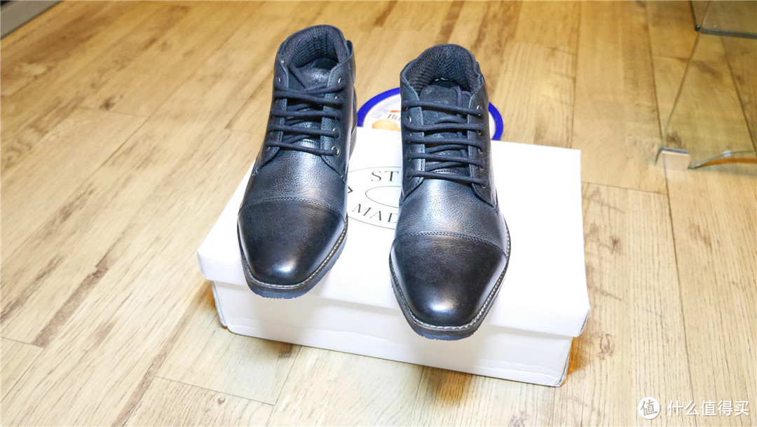 STEVE MADDEN Vessal Oxford 男款真皮系带靴