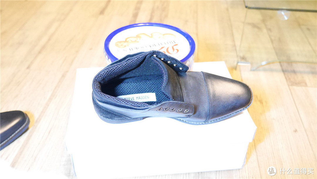 STEVE MADDEN Vessal Oxford 男款真皮系带靴