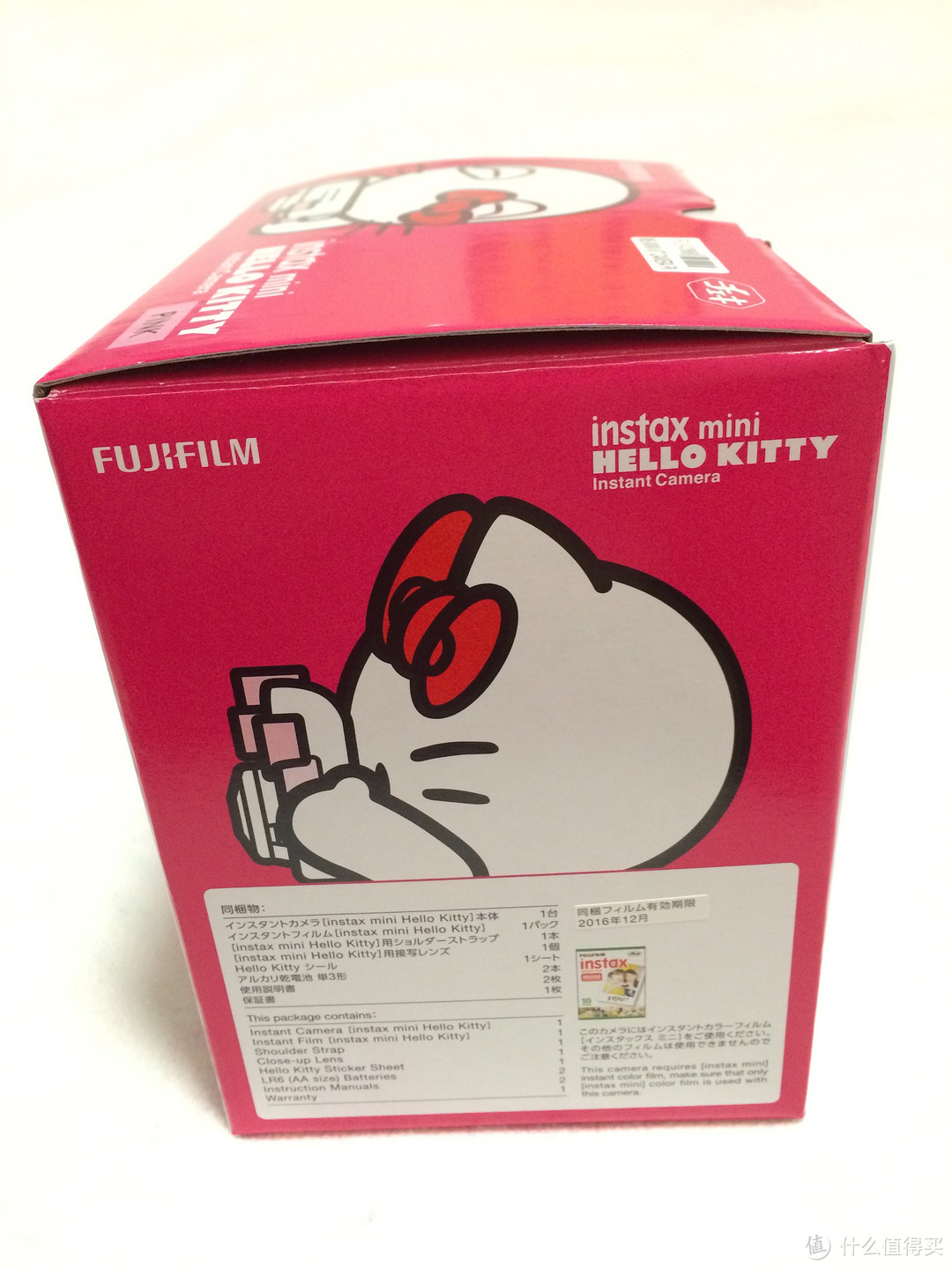 会拍照的小猫：日本官网入手 FUJIFILM 富士 Checky instax 趣奇 mini Hello Kitty 拍立得相机