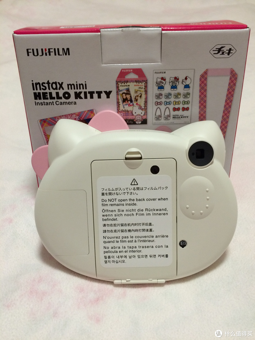 会拍照的小猫：日本官网入手 FUJIFILM 富士 Checky instax 趣奇 mini Hello Kitty 拍立得相机