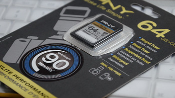 95M/s！美亚直邮PNY 必恩威 Elite Performance UHS-1 64GB SD存储卡